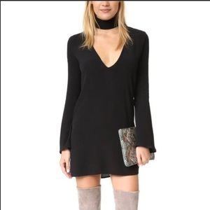 Flynn Skye Black Memphis Mini Dress Choker Neck